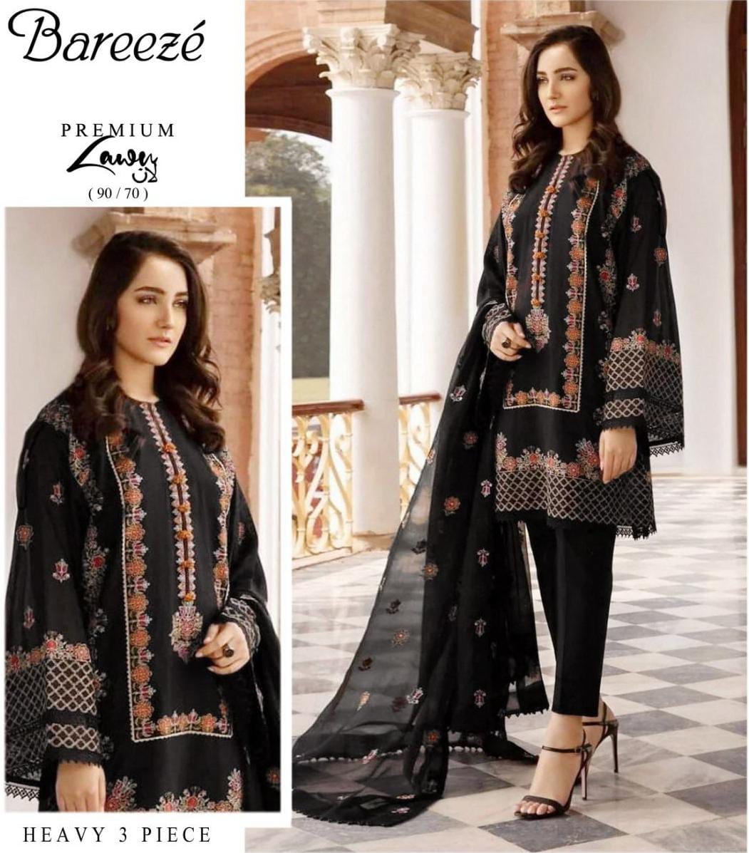 Summer 2025 Premium Lawn Suit – 3PC with Intricate Details 🌸