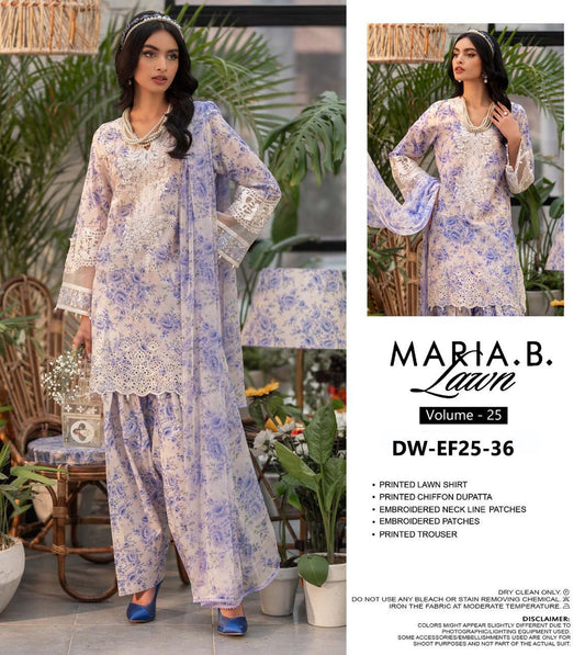 Summer 2025 Premium Lawn Suit – 3PC with Intricate Details 🌸